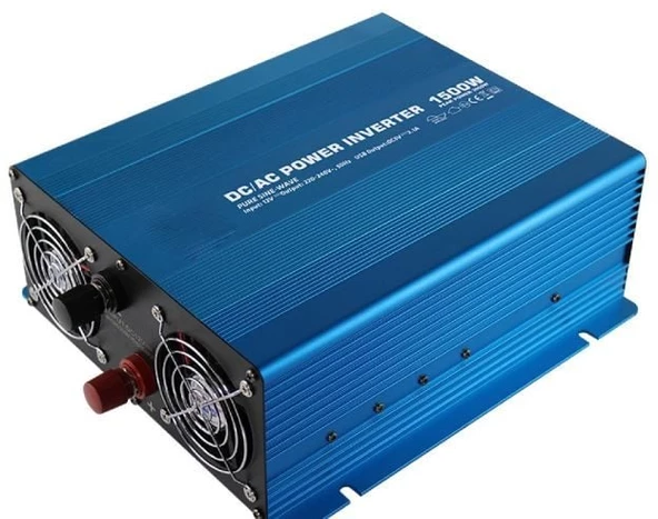 Solar A Enerji  MAX 12V 1500W Modifiye Sinüs Inverter YX-1500-M/12