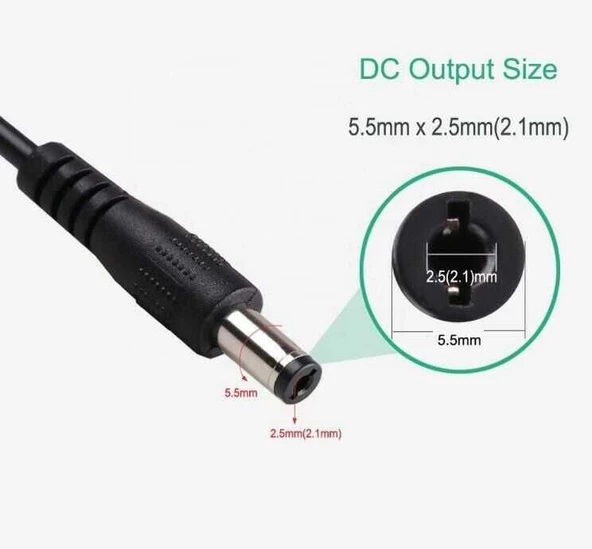 USB 5V - Barrel Jack 12V Voltaj Yükseltici 1m  (Giriş 5V, Çıkış 12V) - Resim 2