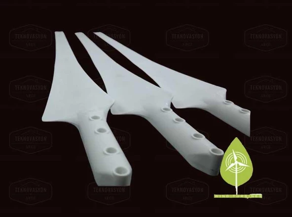 İstaBreeze 107 cm Kompozit Beyaz Kanat - 3 Adet
