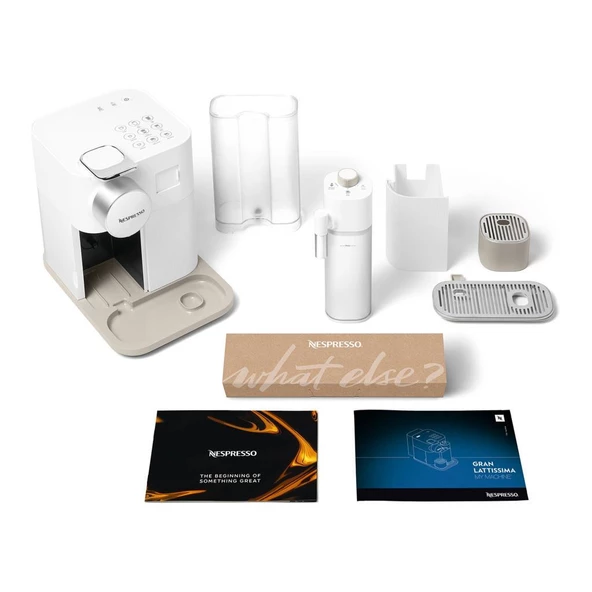 Nespresso F541 Gran Latissima Süt Çözümlü Kapsüllü Kahve Makinesi Beyaz - 8