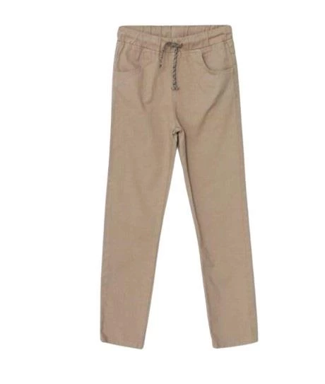 Beli Ribana Lastikli Okul Pantolonu - 2