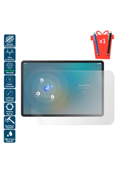 Wontis Safeguard 9H Huawei MatePad 11.5 Uyumlu Premium Paperlike Mat Tablet Filmi+Dokunmatik Kalem