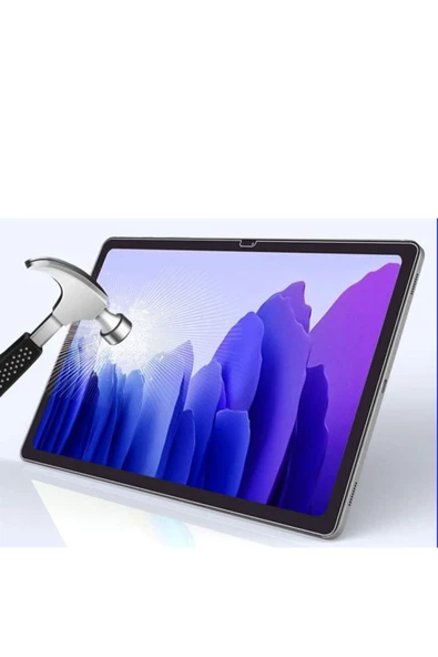 Evdeka Samsung Galaxy Tab A7 10.4 Inç T500 T505 T507 Temperli Kırılmaz Tablet Ekran Koruyucu Cam