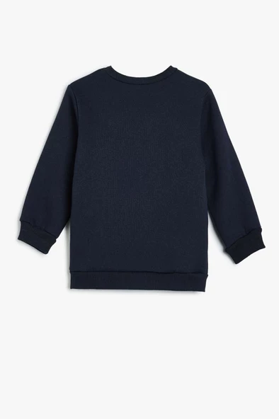 Koton Erkek Çocuk Dinozorlu Sweatshirt Bisiklet Yaka Uzun Kollu - 2