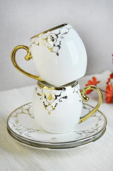 Paçi Felicity Yaldızlı 6 Kişilik Kahve Takımı - 2