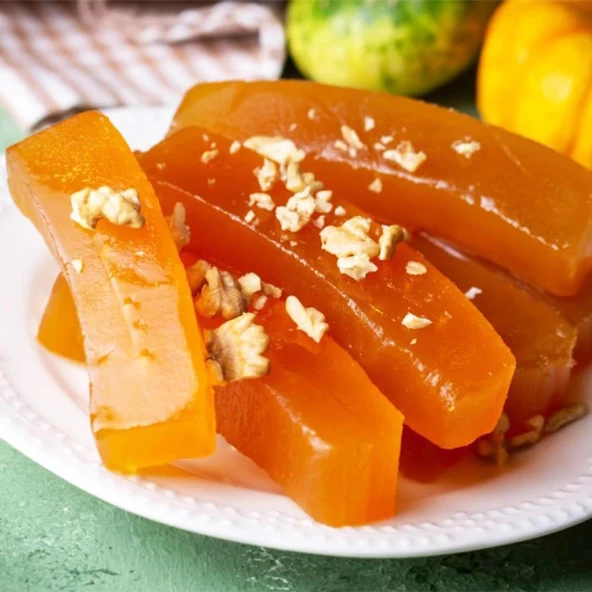 Doğal Kabak Reçeli Kabak Tatlısı Çubuk 500 g e - 3