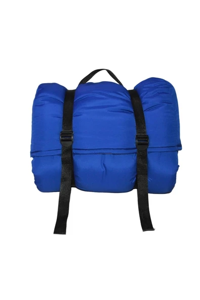MED ONLİNE Mavi Uyku Tulumu(-25 DERECE) Su Geçirmez(215×150 CM) 200 gr Elyaf/180 gr Polar Kamp&deprem - 3