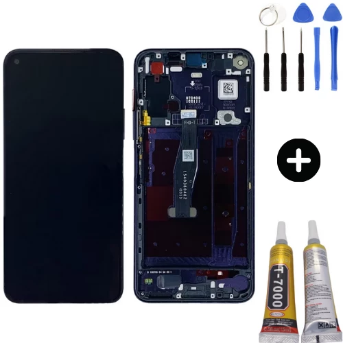 TE Huawei Honor 20 Uyumlu Çıtalı HK Lcd Ekran Dokunmatik + Montaj Seti