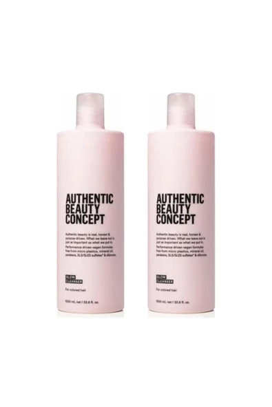Ekonomik 2 Adet Glow Şampuan 1000 ML-Pompa Hediyeli