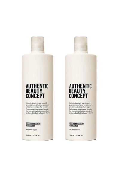 Ekonomik 2 ADET Deep Cleansing Şampuan 1000 ML- Pompa Hediyeli %100 Orijinal