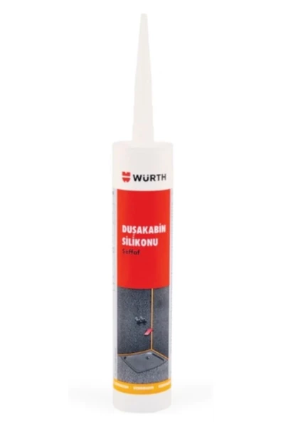 Würth Duşakabin Silikonlu Şeffaf 310ml