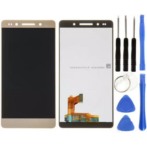 TE Huawei Honor 7 Uyumlu Servis Lcd Ekran Dokunmatik Gold + Tamir Seti