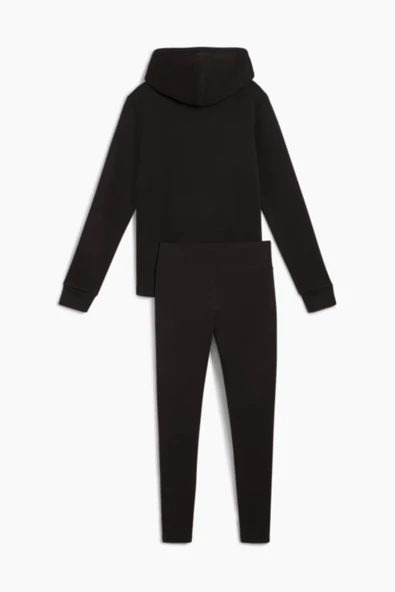 Puma Metallic Tracksuit Siyah Kadın Eşofman Takımı - 683046 01 - 5