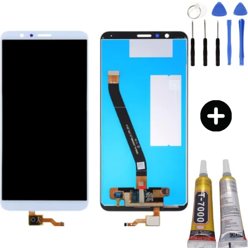 TE Huawei Honor 7X Uyumlu A Kalite Lcd Ekran Dokunmatik Beyaz  + Montaj Seti ürün görseli 1