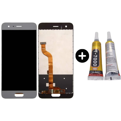 TE Huawei Honor 9 Uyumlu Lcd Ekran Dokunmatik Silver + B7000 ürün görseli 1