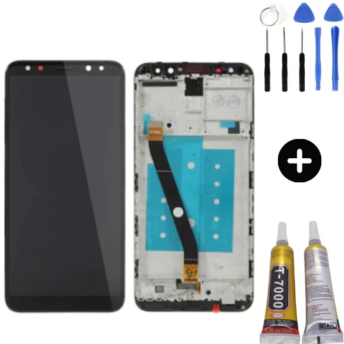 TE Huawei Mate 10 Lite Uyumlu Çıtalı HK Lcd Ekran Dokunmatik + Montaj Seti