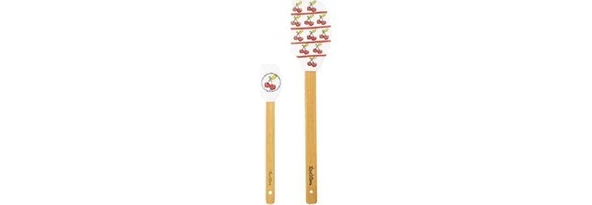 Tantitoni Vişne Desenli 2'li Silikon Spatula Seti - 1
