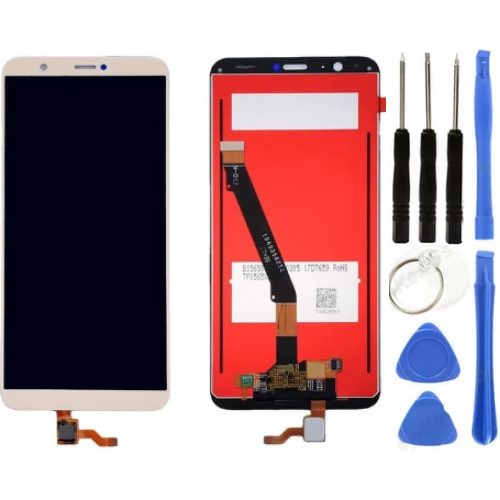 TE Huawei P Smart Uyumlu Servis Lcd Ekran Dokunmatik Gold + Tamir Seti