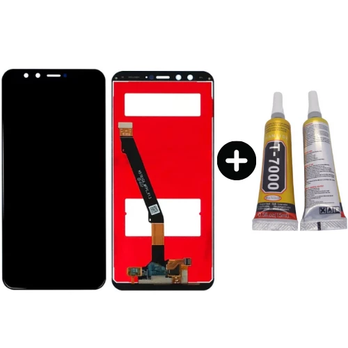 TE Huawei P Smart 2018 Uyumlu Servis Lcd Ekran Dokunmatik Siyah + B7000 ürün görseli 1