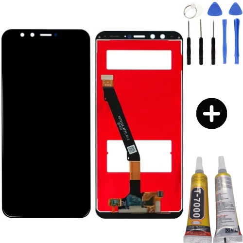 TE Huawei P Smart 2018 Uyumlu HK Lcd Ekran Dokunmatik Siyah + Montaj Seti ürün görseli 1