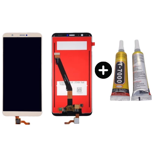 TE Huawei P Smart 2018 Uyumlu HK Lcd Ekran Dokunmatik Gold + B7000 ürün görseli 1