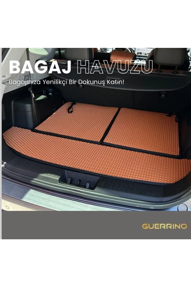 PEUGEOT 2008-2019-2024 ARASI ARACA ÖZEL YENİ NESİL EVA MAT OTO BAGAJ HAVUZU ürün görseli