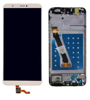 TE Huawei P Smart 2018 Uyumlu Çıtalı Lcd Ekran Dokunmatik Gold