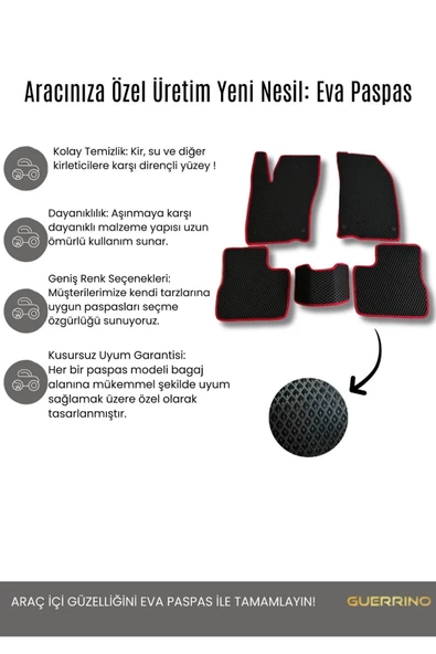 MİNİ COOPER COUNTRYMAN 2017-2021 ARASI ARACA ÖZEL YENİ NESİL EVA MAT OTO BAGAJ HAVUZU - 3