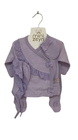 uğurböceğiçocuk Minizeyn Pretty Girl 5'li Kız Bebek Takım 7031 - 9