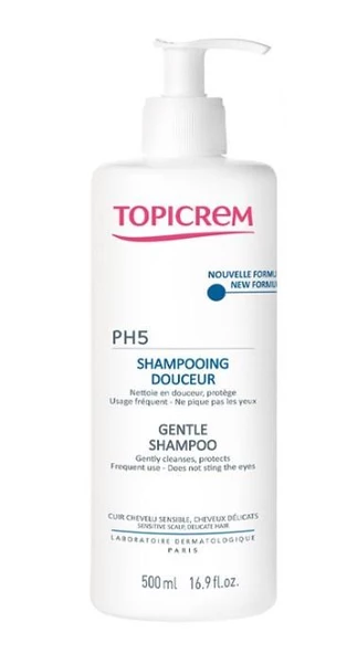 Topicrem PH5 Gentle Shampoo 500ml| Jel Şampuan