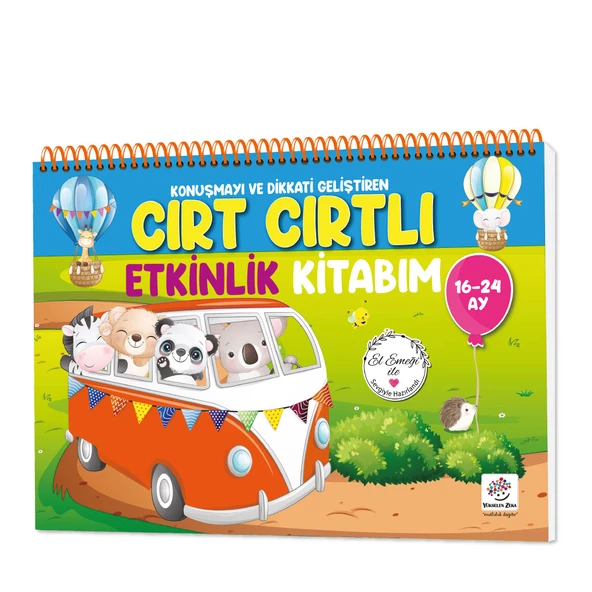 Cırt Cırtlı Etkinlik Kitabım 16-24 ay