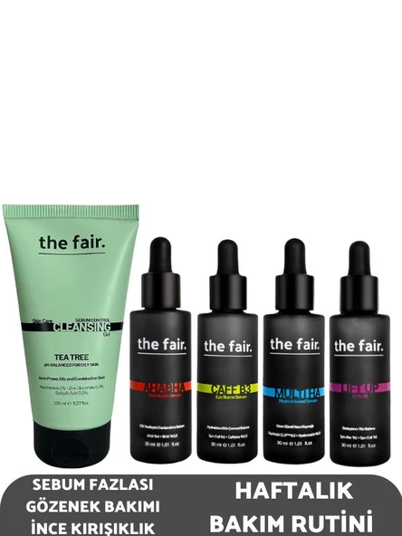 the fair. Sebum Fazlası Gözenek Fazlası İnce Kırışıklık Haftalık Bakım Rutini