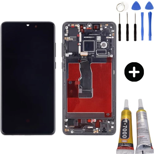 TE Huawei P30 Uyumlu Çıtalı Lcd Ekran Dokunmatik + Montaj Seti ürün görseli 1