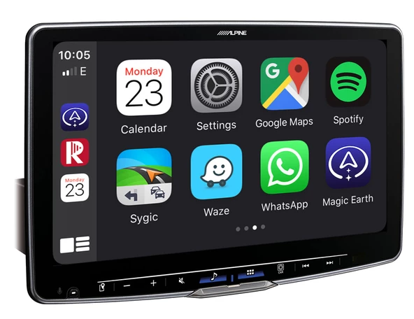 ALPINE ILX-F115 DAB+, Apple CarPlay ve Android Auto Özelliğin sahip 1 DIN 11-Inch Medya Alıc - 2