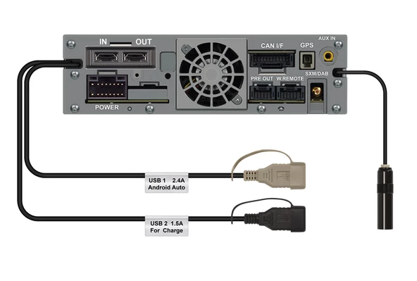 ALPINE ILX-F115 DAB+, Apple CarPlay ve Android Auto Özelliğin sahip 1 DIN 11-Inch Medya Alıc - 7
