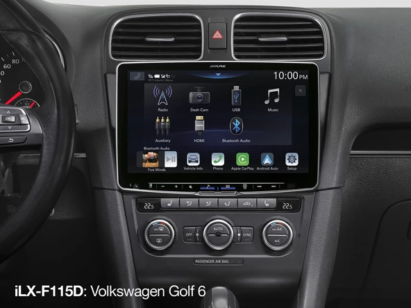 ALPINE ILX-F115 DAB+, Apple CarPlay ve Android Auto Özelliğin sahip 1 DIN 11-Inch Medya Alıc - 6