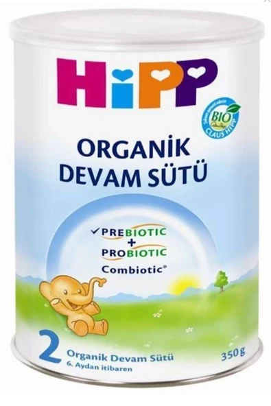 Hipp Combiotic Organik Bebek Sütü 2 350gr | 6-10 Ay Bebek Devam Sütü