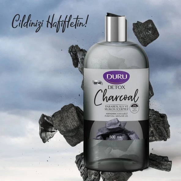 Duru Detox Kömür Duş Jeli 500ml - 2