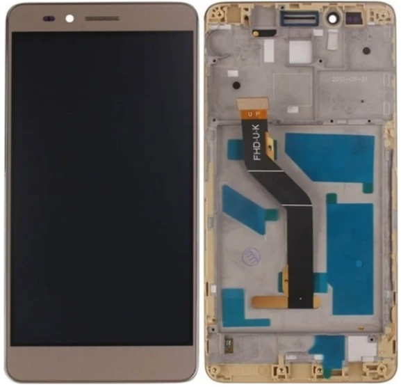 TE Huawei Honor 5X Uyumlu Çıtalı HK Lcd Ekran Dokunmatik Gold
