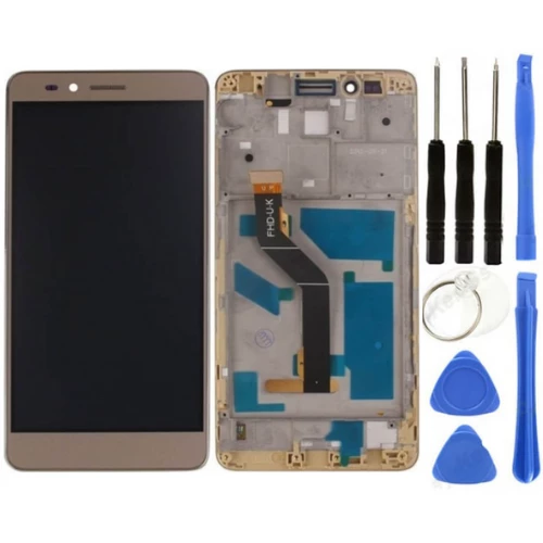 TE Huawei Honor 5X Uyumlu Çıtalı Servis Lcd Ekran Dokunmatik Gold + Tamir Seti - 1