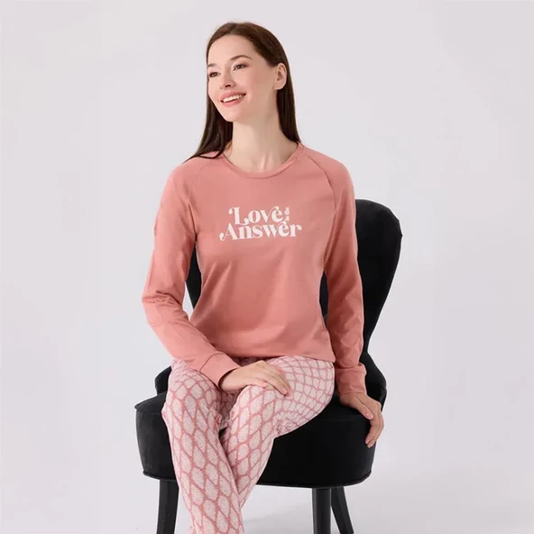 Arnetta AR3072S Kadın Yetişkin Kışlık Pijama Takımı - 4