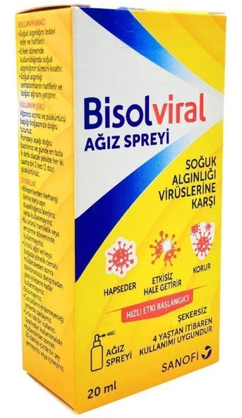 Sanofi Bisolviral Ağız Spreyi 20ml