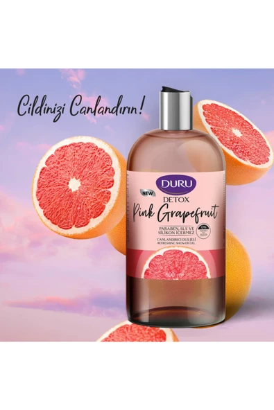 Duru Detox Pembe Greyfurt Duş Jeli 500ml - 2