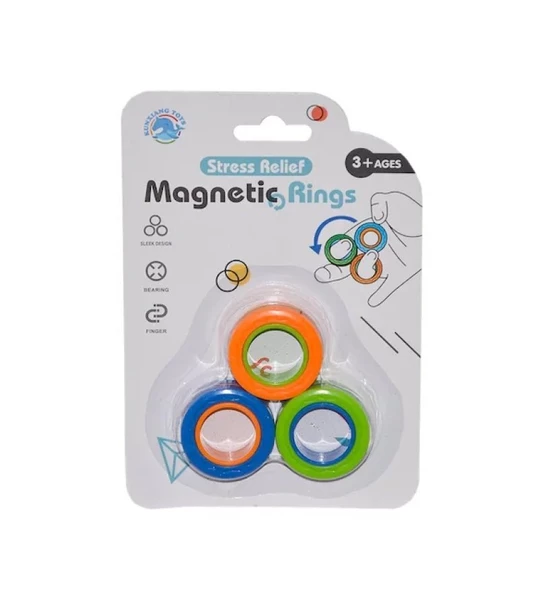Manyetik Stres Yüzüğü Fidget Ring - 2