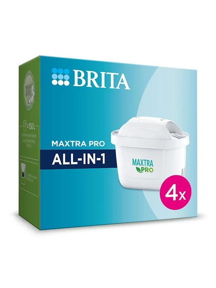 BRITA MAXTRA PRO ALL-IN-1 Su Arıtma Filtresi, 4'lü