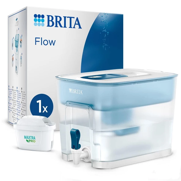 BRITA Flow Maxtra Pro All-In-1 Filtreli Su Arıtma Sebili – 8,2 L