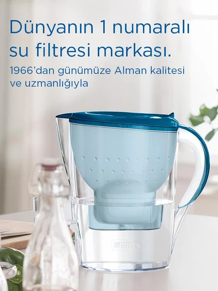 BRITA Marella XL 3x Maxtra Pro All-In-1 Filtreli Su Arıtma Sürahisi - Grafit, 3,5 lt - 7