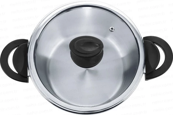 Nehir Silver Matik 4 Prç (4+7lt)Düdüklü Tencere Set - 4