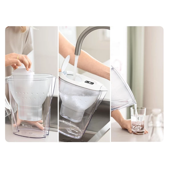 BRITA Marella XL Maxtra Pro All-In-1 Filtreli Su Arıtma Sürahisi - Grafit - 4