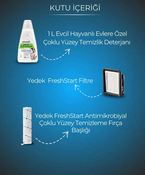 CrossWave HydroSteam Pet Select Buharlı Dikey Süpürme ve Silme Makinesi - 3